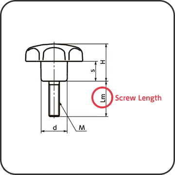 knob male Lm